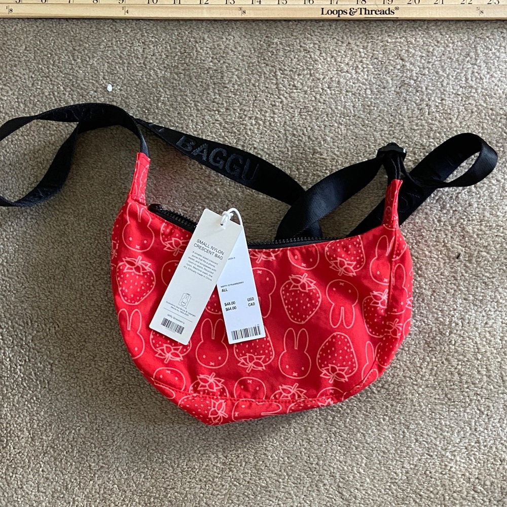 Rare Miffy Baggu small crescent bag